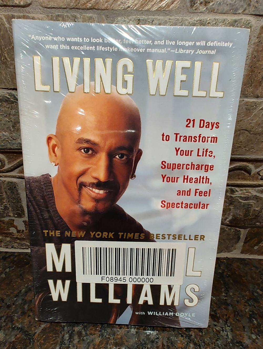 Living Well by M. Williams - Self-Help Book in Light Blue and White